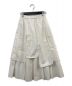 nagonstans (ナゴンスタンス) 23AW tiered skirt ホワイト サイズ:SMALL：14000円