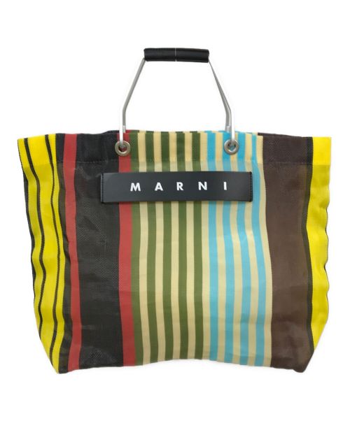 MARNI（マルニ）MARNI (マルニ) フラワーカフェトートバッグ マルチカラーの古着・服飾アイテム