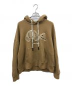 Palm Angelsパーム エンジェルス）の古着「BEAR HOODIE」｜ベージュ