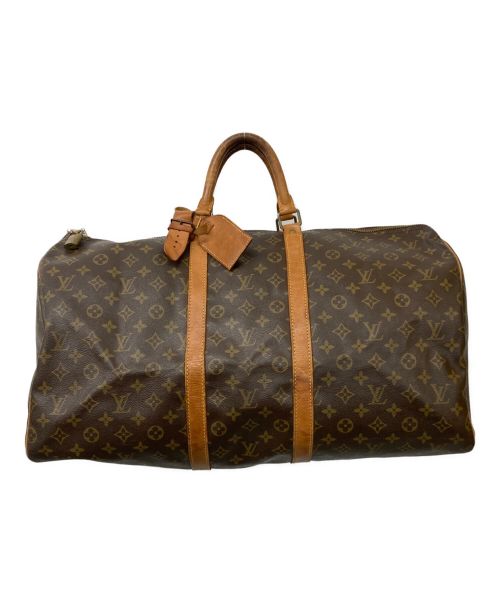 LOUIS VUITTON（ルイ ヴィトン）LOUIS VUITTON (ルイ ヴィトン) トラベルバッグ キーポル55 モノグラムボストンバッグ ブラウンの古着・服飾アイテム