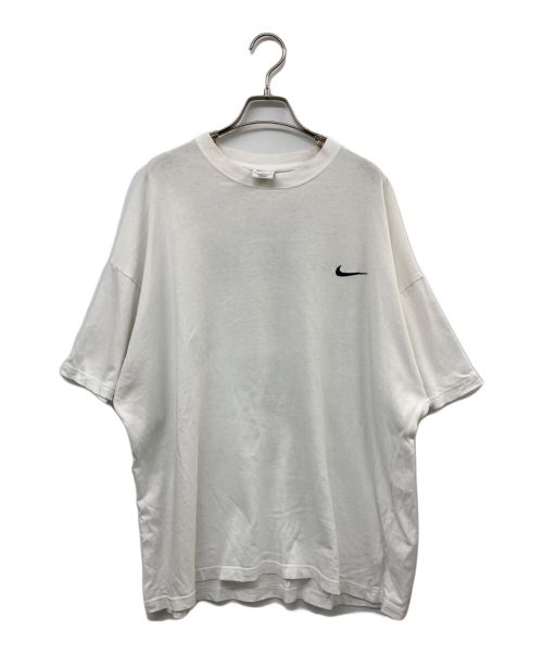 stussy（ステューシー）stussy (ステューシー) NIKE (ナイキ) プリントTシャツ ホワイト サイズ:XLの古着・服飾アイテム