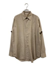 AURALEE（オーラリー）の古着「24SS SUPER FINE TROPICAL WOOL SHIRT」｜ベージュ