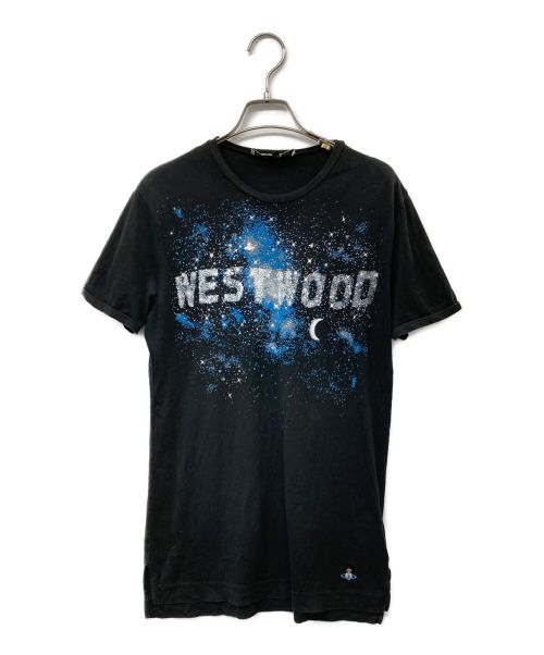 Vivienne Westwood（ヴィヴィアンウエストウッド）Vivienne Westwood (ヴィヴィアンウエストウッド) 復刻ミルキーウェイTシャツ ブラック サイズ:Mの古着・服飾アイテム