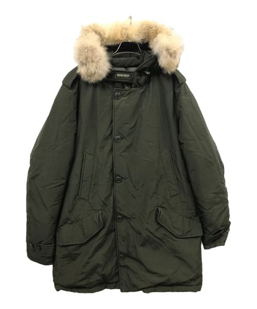 WOOLRICH（ウールリッチ）WOOLRICH (ウールリッチ) 60/40クロス アークティックパーカー オリーブ サイズ:Lの古着・服飾アイテム