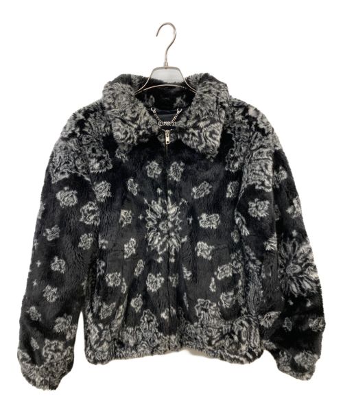 SUPREME（シュプリーム）SUPREME (シュプリーム) Bandana Faux Fur Bomber Jacket ブラック サイズ:Mの古着・服飾アイテム