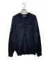 AURALEE（オーラリー）の古着「SUPER HIGH GAUGE COTTON KNIT CARDIGAN スーパーハイゲージコットンニットカーディガン」｜ネイビー