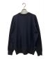 AURALEE (オーラリー) SUPER HIGH GAUGE COTTON KNIT CARDIGAN スーパーハイゲージコットンニットカーディガン ネイビー サイズ:3：21000円