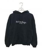 BALENCIAGAバレンシアガ）の古着「EST.1917 BACK PULLED HOODIE」｜ネイビー