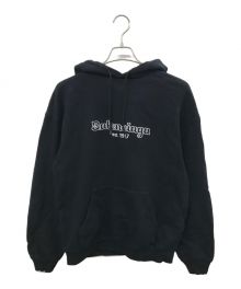 BALENCIAGA（バレンシアガ）の古着「EST.1917 BACK PULLED HOODIE」｜ネイビー