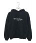 BALENCIAGA（バレンシアガ）の古着「EST.1917 BACK PULLED HOODIE」｜ネイビー