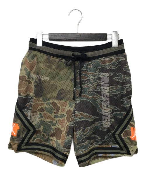 UNDEFEATED（アンディフィーテッド）UNDEFEATED (アンディフィーテッド) JORDAN (ジョーダン) UNDEFEATED JORDAN　Basketball Short ショートパンツ グリーン サイズ:Ｓの古着・服飾アイテム