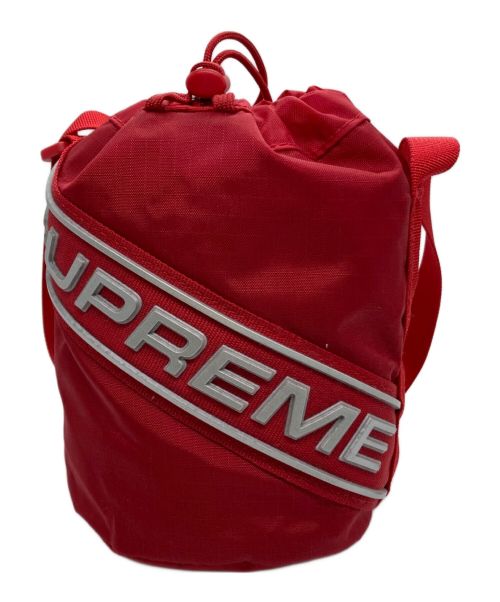 SUPREME（シュプリーム）Supreme (シュプリーム) Small Cinch Pouch レッドの古着・服飾アイテム