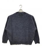 UNUSEDアンユーズド）の古着「DAMAGE 5G WOOL KNIT」｜ネイビー