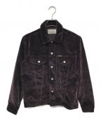 WACKO MARIAワコマリア）の古着「VELOUR TRUCKER JACKET」｜パープル