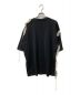 Maison Margiela (メゾンマルジェラ) Embroidered Trim Cotton And Mohair T-shirt モヘア装飾Tシャツ ブラック サイズ:S：17000円