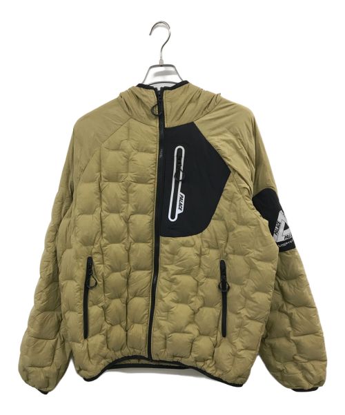 PALACE（パレス）PALACE (パレス) PERTEX LIGHTEN UP DOWN JACKET ベージュ サイズ:Mの古着・服飾アイテム