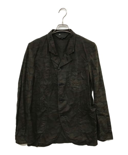 COMME des GARCONS HOMME PLUS（コムデギャルソンオムプリュス）COMME des GARCONS HOMME PLUS (コムデギャルソンオムプリュス) 総柄ジャケット グリーン サイズ:Sの古着・服飾アイテム