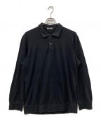 COMME des GARCONS HOMMEコムデギャルソン オム）の古着「80's バックロゴポロシャツ」｜ブラック