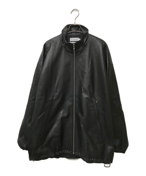 Graphpaper（グラフペーパー）Graphpaper (グラフペーパー) Graphpaper Sheep Leather Track Blousoun ブラック サイズ:２の古着・服飾アイテム