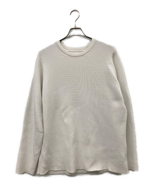 teatora（テアトラ）teatora (テアトラ) CARTRIDGE KNIT CREW 7G ホワイト サイズ:4の古着・服飾アイテム