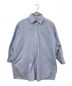 PERVERZE（パーバーズ）の古着「Large Size Cotton Shirt」｜ブルー