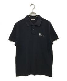 MONCLER（モンクレール）の古着「MAGLIA POLO MANICA CORTA ポロシャツ」｜ネイビー