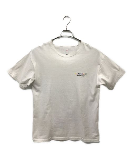 Travis Scott（トラヴィス スコット）Travis Scott (トラヴィス スコット) READYMADE (レディメイド) コラボTシャツ ホワイト サイズ:Lの古着・服飾アイテム