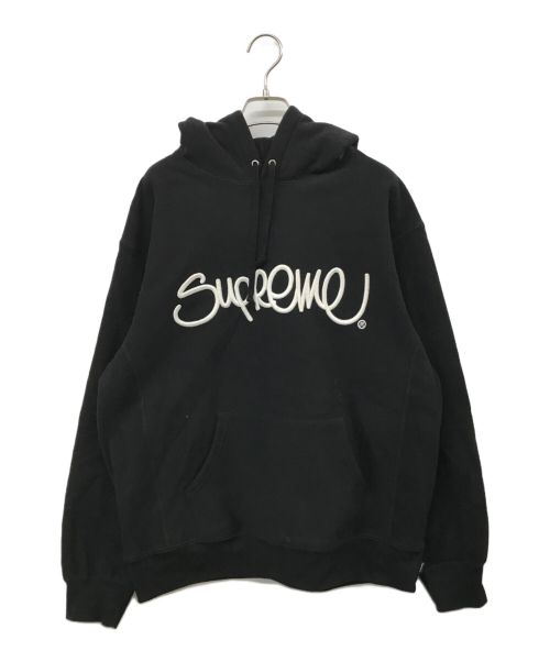 SUPREME（シュプリーム）SUPREME (シュプリーム) 22SS　Raised Handstyle Hooded Sweatshirt ブラック サイズ:Mの古着・服飾アイテム