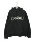 SUPREME（シュプリーム）の古着「22SS　Raised Handstyle Hooded Sweatshirt」｜ブラック