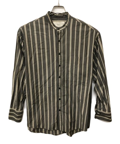 TODAYFUL（トゥデイフル）TODAYFUL (トゥデイフル) Stripe Over Shirts グレー サイズ:FREEの古着・服飾アイテム