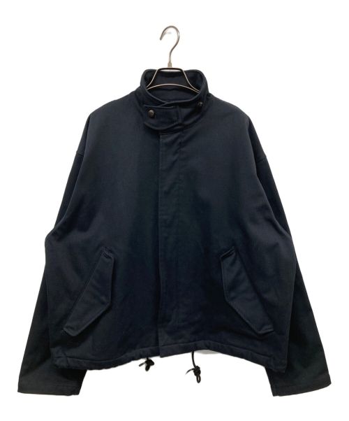 URU（ウル）URU (ウル) ZIP UP BLOUSON ネイビー サイズ:3の古着・服飾アイテム