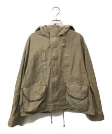 Name.（ネーム）の古着「COTTON RIPSTOP HOODED SHIRTS」｜オリーブ