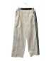 MAISON SPECIAL（メゾンスペシャル）の古着「Washed Nylon Crochet Side Line Prime-Wide Easy Pants」｜ベージュ