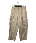 HERILLヘリル）の古着「Egyptiancotton Chino Cargo Pants エジプティアンチノカーゴパンツ」｜ベージュ