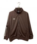 UMBRO×BELPER×M TO Rアンブロ×ベルパー×ムウトアール）の古着「JERSEY TRACK JACKET」｜ブラウン