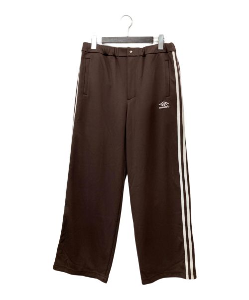 UMBRO（アンブロ）UMBRO (アンブロ) BELPER (ベルパー) M TO R (ムウトアール) JERSEY TRACK PANTS ブラウン サイズ:XL 未使用品の古着・服飾アイテム