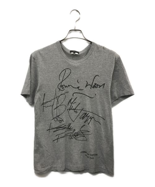 COMME des GARCONS HOMME PLUS（コムデギャルソンオムプリュス）COMME des GARCONS HOMME PLUS (コムデギャルソンオムプリュス) Rolling Stones Printed T Shirt グレー サイズ:Sの古着・服飾アイテム