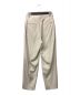 AURALEE (オーラリー) LIGHT WOOL MAX GABARDINE SLACKS ベージュ サイズ:1：20000円