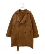 AURALEEオーラリー）の古着「23AW COTTON MOLE MELTON HAND SEWN COAT」｜ブラウン