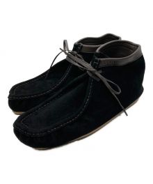 AURALEE（オーラリー）の古着「SUEDE MOCCASIN SHORT BOOTS」｜ブラック