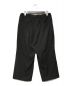 Graphpaper (グラフペーパー) Selvage Wool Wide Tuck Cook Pants ブラック サイズ:FREE：13000円