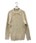 AURALEE（オーラリー）の古着「23SS　BRUSHED COTTON WOOL RIB KNIT SHIRT」｜アイボリー