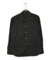 COMME des GARCONS HOMME DEUX（コムデギャルソン オム ドゥ）の古着「製品染めスナップボタンシャツ」｜ブラック