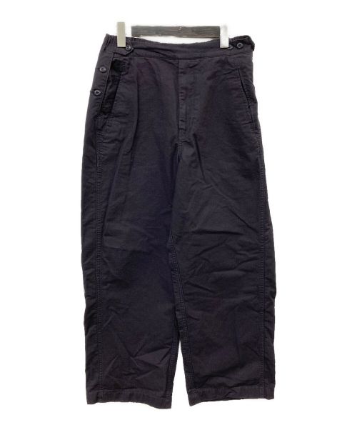 TapWater（タップウォーター）TapWater (タップウォーター) Cotton Ripstop Military Trousers ネイビー サイズ:36の古着・服飾アイテム