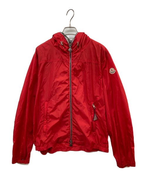 MONCLER（モンクレール）MONCLER (モンクレール) URVILLE ナイロンフーデットジャケット レッド サイズ:Mの古着・服飾アイテム