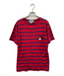 GUCCI×DISNEY（グッチ×ディズニー）の古着「コットンリネンコラボTシャツ」｜レッド