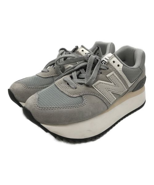 NEW BALANCE（ニューバランス）NEW BALANCE (ニューバランス) スニーカー グレー サイズ:23の古着・服飾アイテム