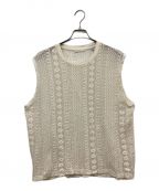 OUR LEGACYアワーレガシー）の古着「CROCHET LACE TANK TOP」｜アイボリー