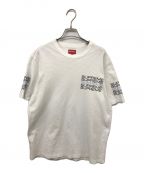 SUPREMEシュプリーム）の古着「19SS Stack Logo Tee」｜ホワイト