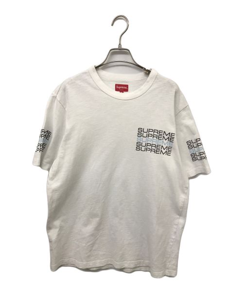 SUPREME（シュプリーム）Supreme (シュプリーム) 19SS Stack Logo Tee ホワイト サイズ:Mの古着・服飾アイテム